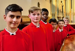 Cantoris choristers