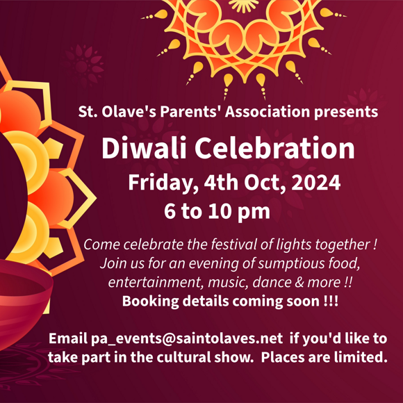 Diwali   Save the Date 2024