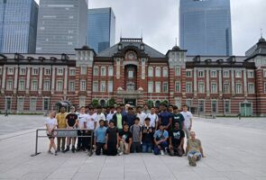 Day 1   outside Tokyo station 2